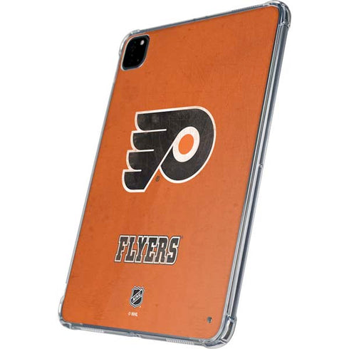 NHL Philadelphia Flyers Distressed iPad Pro 11in (2024) Clear Case